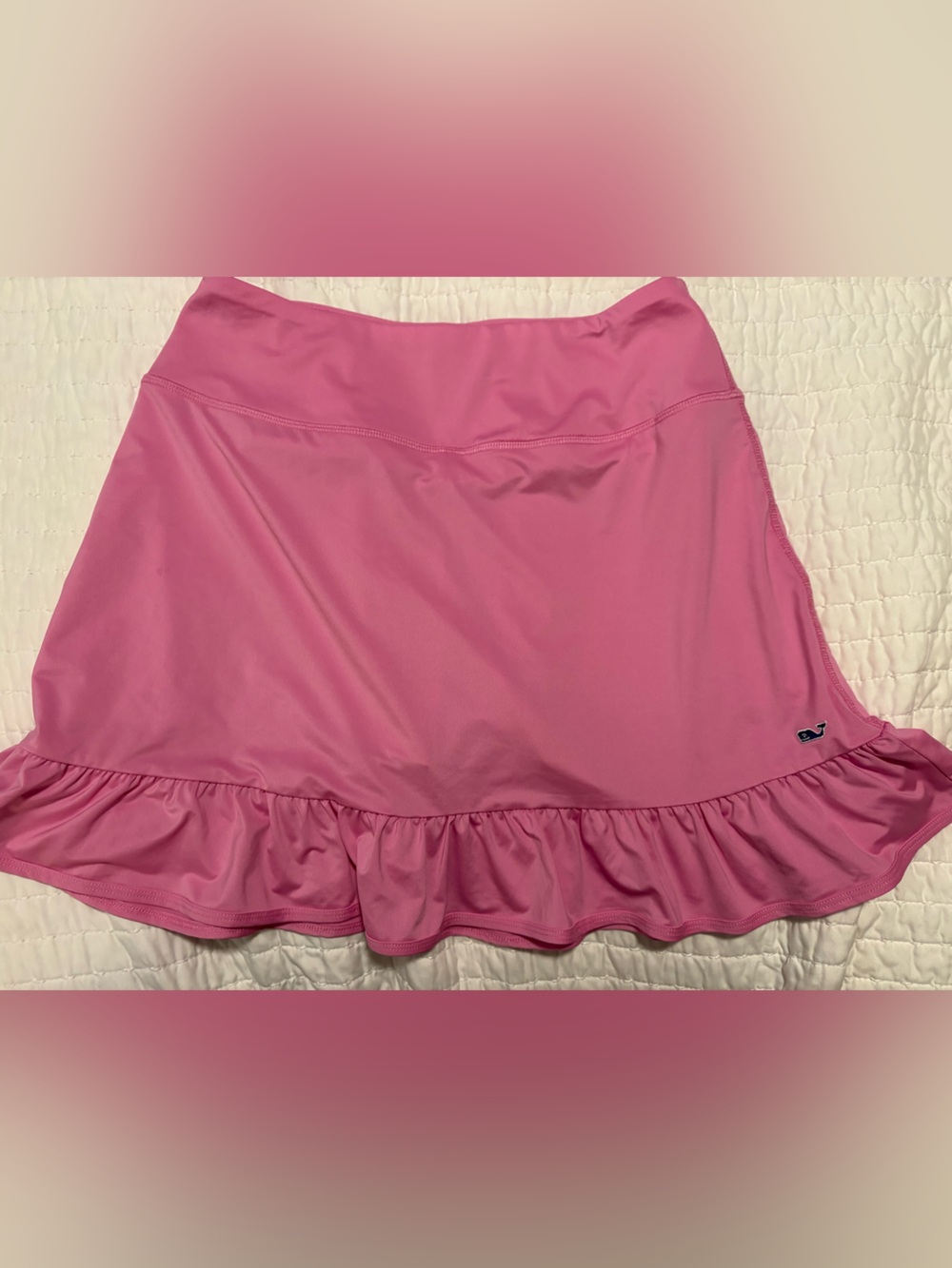 Vineyard Vines Pink Ruffle Skort